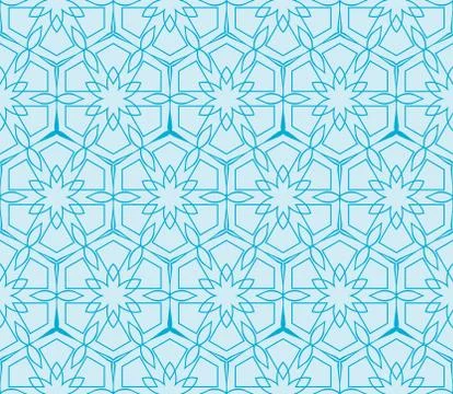Seamless sophisticated geometric pattern based on repetitive simple forms イラスト素材
