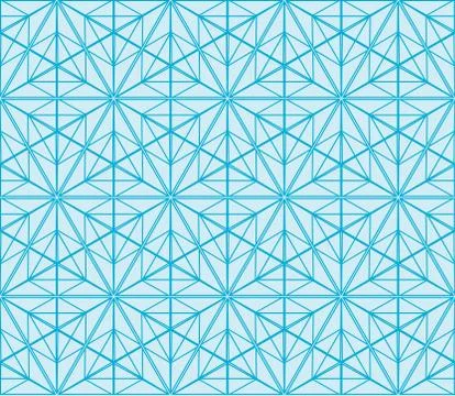 Seamless sophisticated geometric pattern based on repetitive simple forms Illustrazione stock