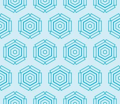 Seamless sophisticated geometric pattern based on repetitive simple forms Stock Illustration