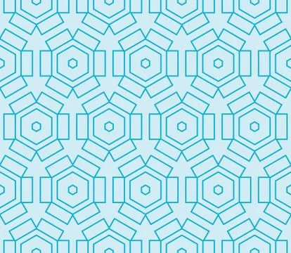 Seamless sophisticated geometric pattern based on repetitive simple forms Illustrazione stock