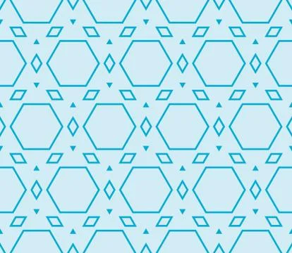 Seamless sophisticated geometric pattern based on repetitive simple forms Illustrazione stock