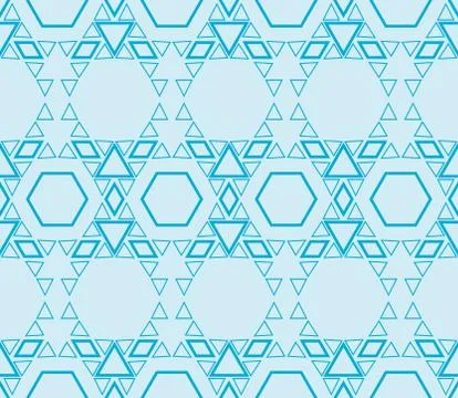 Seamless sophisticated geometric pattern based on repetitive simple forms Illustrazione stock