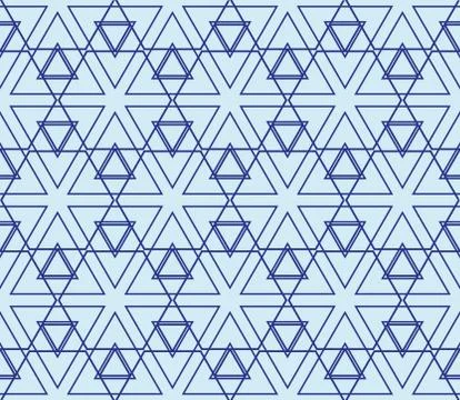 Seamless sophisticated geometric pattern based on repetitive simple forms Illustrazione stock