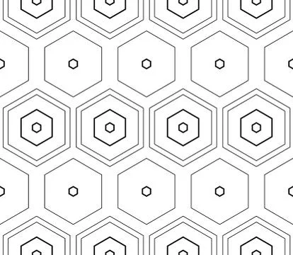 Seamless sophisticated geometric pattern based on repetitive simple forms Illustrazione stock