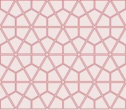 Seamless sophisticated geometric pattern based on repetitive simple forms Stock Illustration