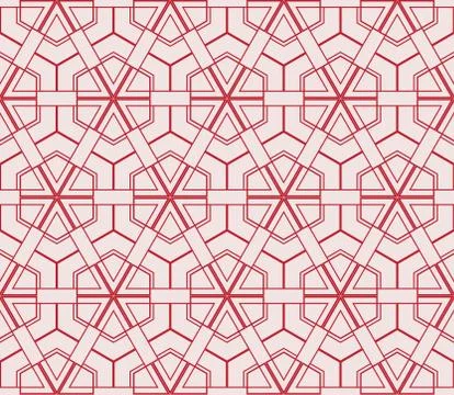 Seamless sophisticated geometric pattern based on repetitive simple forms 스톡 일러스트