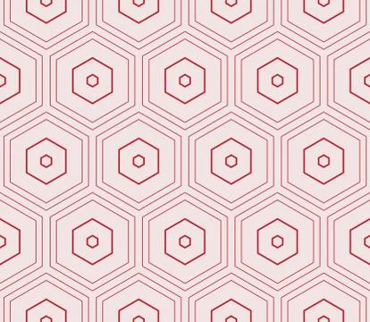 Seamless sophisticated geometric pattern based on repetitive simple forms イラスト素材