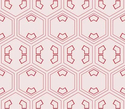 Seamless sophisticated geometric pattern based on repetitive simple forms イラスト素材