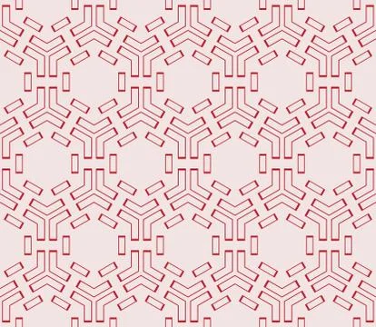 Seamless sophisticated geometric pattern based on repetitive simple forms Illustrazione stock