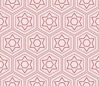 Seamless sophisticated geometric pattern based on repetitive simple forms Stock Illustration