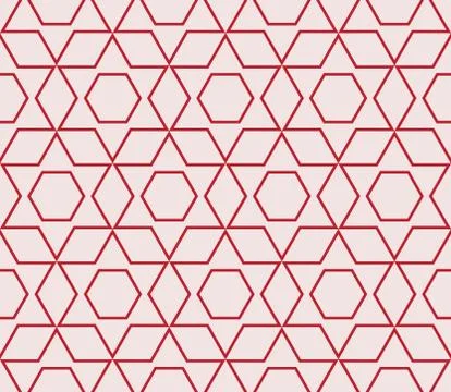 Seamless sophisticated geometric pattern based on repetitive simple forms Illustrazione stock