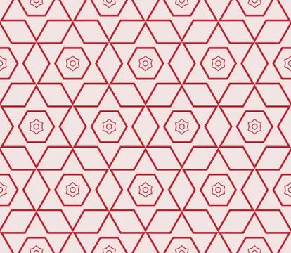 Seamless sophisticated geometric pattern based on repetitive simple forms Illustrazione stock