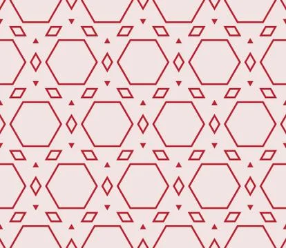 Seamless sophisticated geometric pattern based on repetitive simple forms Stock Illustration