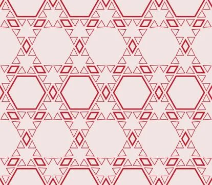 Seamless sophisticated geometric pattern based on repetitive simple forms Stock Illustration