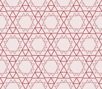 Seamless sophisticated geometric pattern based on repetitive simple forms Stock Illustration