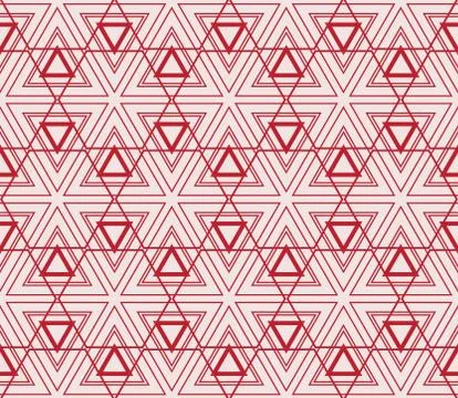 Seamless sophisticated geometric pattern based on repetitive simple forms Illustrazione stock