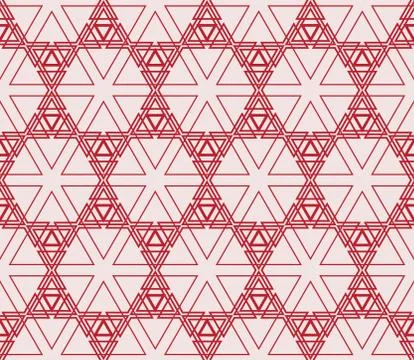 Seamless sophisticated geometric pattern based on repetitive simple forms Stock Illustration