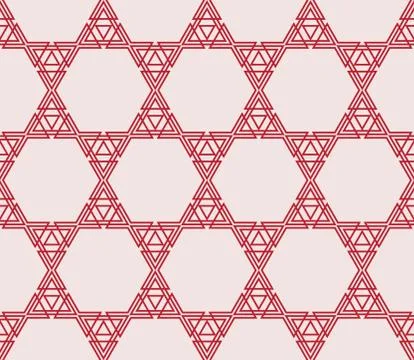 Seamless sophisticated geometric pattern based on repetitive simple forms Stock Illustration