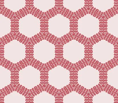 Seamless sophisticated geometric pattern based on repetitive simple forms Stock Illustration