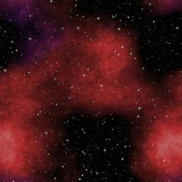 Seamless space pattern with color nebula 스톡 일러스트