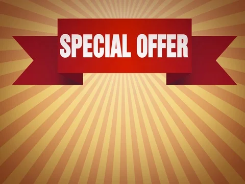 Seamless SPECIAL OFFER background Stock Footage 80996411