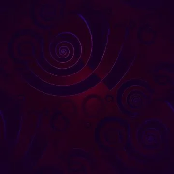 Seamless spiral pattern dark brown putple Stock Illustration