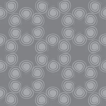 Seamless spiral pattern gray color Illustrazione stock