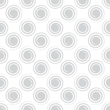 Seamless spiral pattern light gray color Stock Illustration