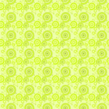 Seamless spiral pattern lime bright green Illustrazione stock
