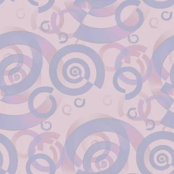 Seamless spiral pattern pink violet purple Stock Illustration