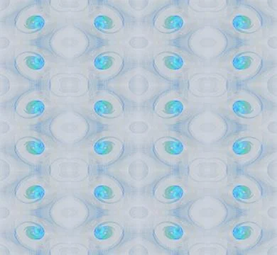 Seamless spiral pattern turquoise gray Stock Illustration