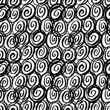 Seamless spirals pattern 库存插图