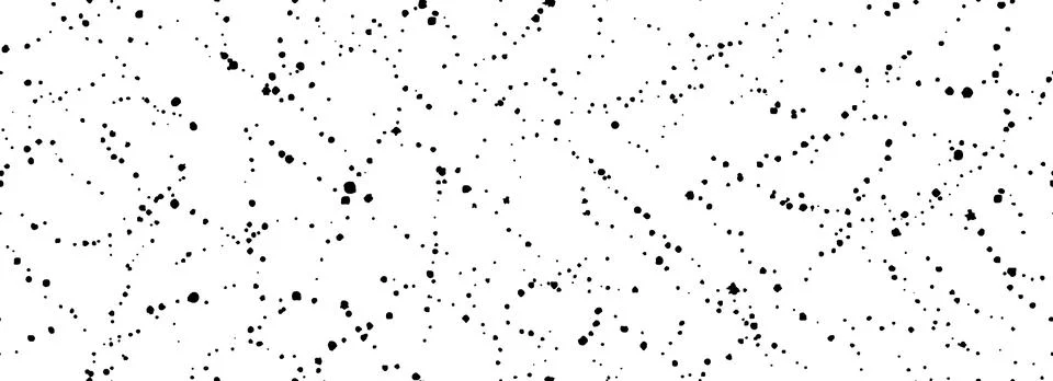 Seamless splashed dotted background. Distressed sprinkle paint drop texture Stock Illustration