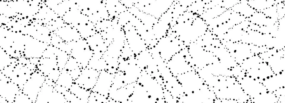 Seamless splashed dotted background. Distressed sprinkle paint drop texture Ilustración de archivo
