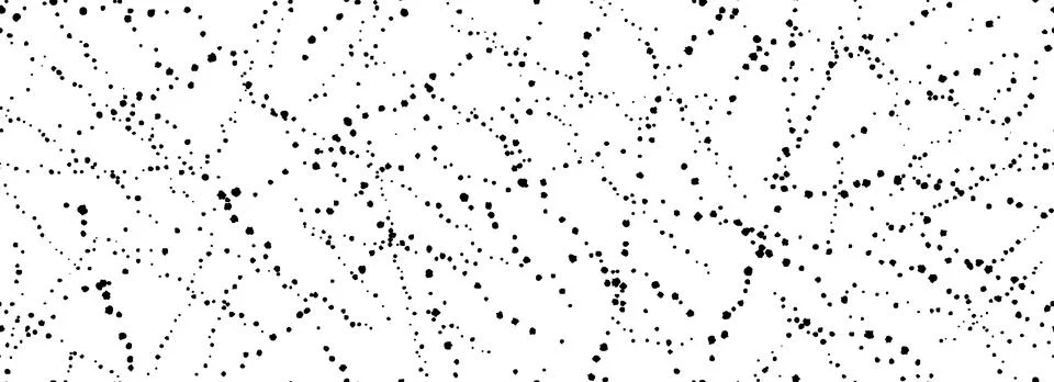 Seamless splashed dotted background. Distressed sprinkle paint drops texture Stock Illustration