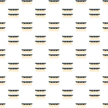 Seamless spotlights pattern creating warm illumination background Illustrazione stock