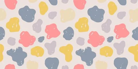 Seamless spots pattern Stock Illustration