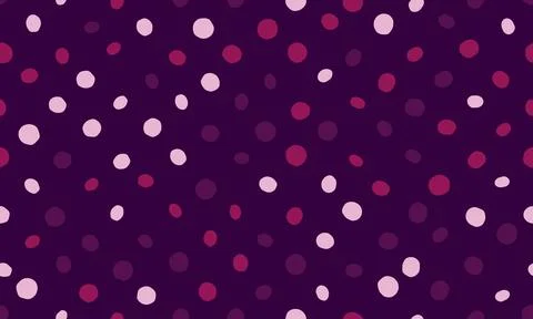 Seamless spotted pattern with abstract circles, perfect for textile prints,.. Stock Illustration