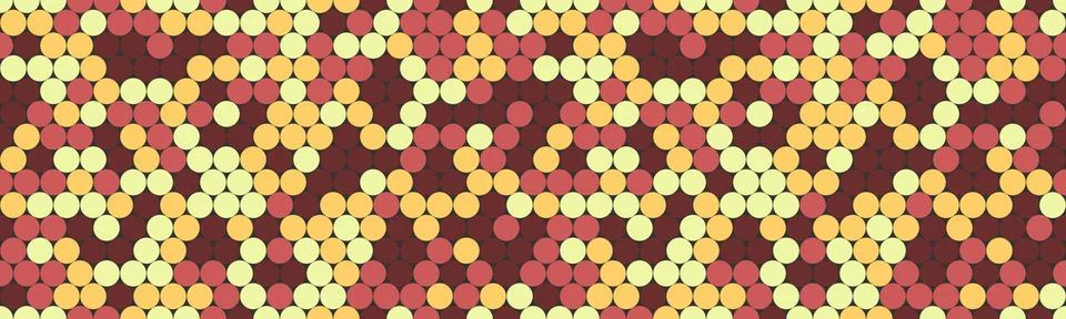 Seamless spotted pattern with abstract circles, perfect for textile prints,.. Stock Illustration