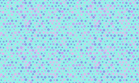 Seamless spotted pattern with abstract circles, perfect for textile prints,.. Stock Illustration