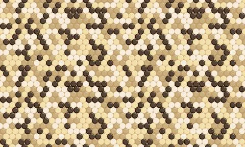 Seamless spotted pattern with abstract circles, perfect for textile prints,.. イラスト素材