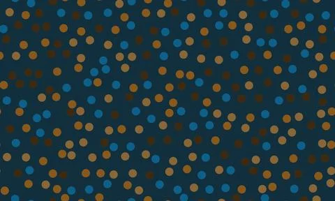 Seamless spotted pattern with abstract circles, perfect for textile prints,.. Stock Illustration