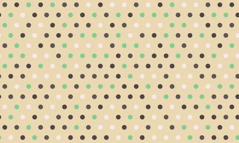 Seamless spotted pattern with abstract circles, perfect for textile prints,.. Stock Illustration