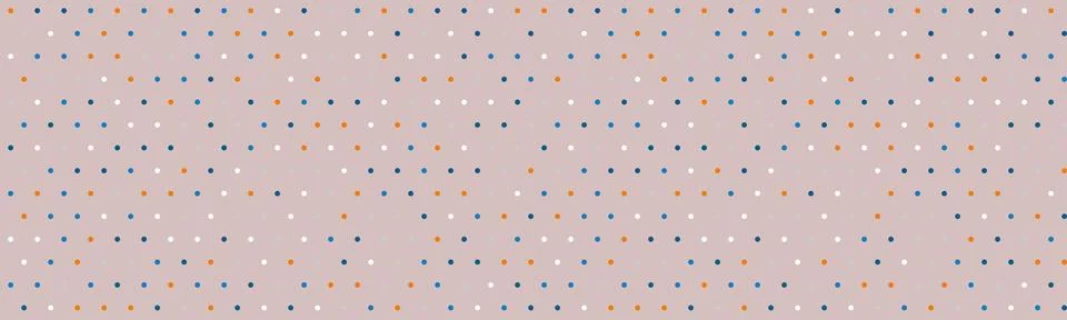 Seamless spotted pattern with abstract round shapes. Ideal for textile fabr.. Stock Illustration