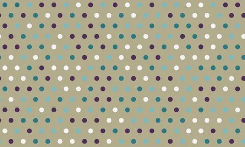 Seamless spotted pattern with abstract round shapes. Ideal for textile fabr.. Illustrazione stock