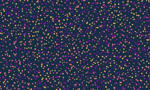Seamless spotted pattern with colorful round shapes, ideal for abstract bac.. Illustrazione stock