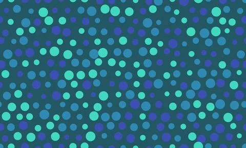 Seamless spotted pattern with colorful round shapes, ideal for abstract bac.. 스톡 일러스트