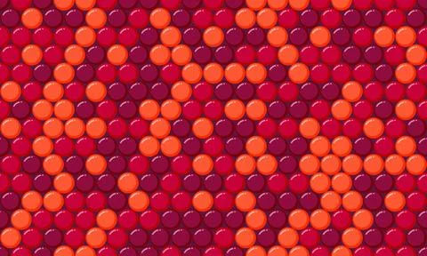 Seamless spotted pattern with colorful round shapes, ideal for abstract bac.. Stock Illustration
