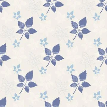 Seamless spring pattern .Green leaf,abstract leaf,leaf fall Seamless sprin... Stock Photos