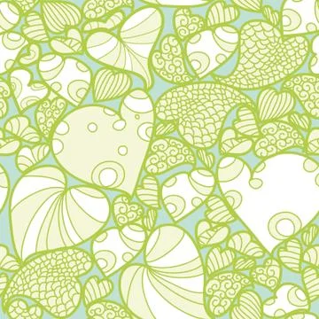 Seamless  spring pattern Illustrazione stock